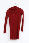 SWAYING/KNIT Water Soluble Wool Lapel SW22AW1T15 Red PS50
